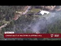 Crews battle 5-acre brush fire in Spring Hill