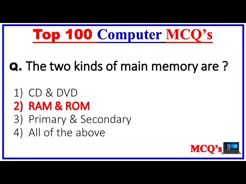 Download MP3 Top 100 Computer Fundamental MCQ | computer fundamental mcq questions with answers