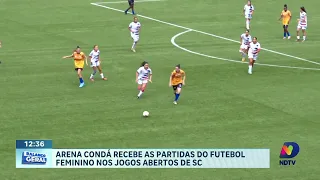 Futebol feminino movimenta Arena Condá com talentos dos JASC