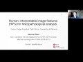 Human-interpretable image features predict diverse molecular phenotypes James Diao 22