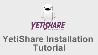 YetiShare Installation Tutorial