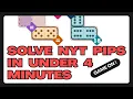 Solve NYT Pips in Under 4 Minutes All 3 Levels Full Tutorial