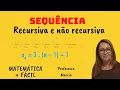 Download Lagu Sequência recursiva e não recursiva ✔️ Matemática mais fácil - Professora Marcia