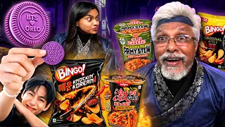 India la Ivlo Korean Snacks Kedaikkuma?! 🇰🇷🤯 | Korean Snacks in India 💜