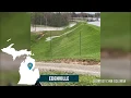 Michigan dam failure caught on