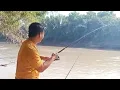 Mancing ikan Patin di Sungai Besar