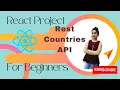 Rest Countries API Restcountries Project React Project Use of Rest Countries API