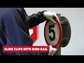 How to use Back to Back Sign Clips - Double sided sign mount