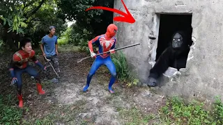 Download Super Hero Spider-Man Dengan Berani Menghadapi Gorila Ganas MP3
