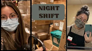 A day in a life working night shift at Fred Meyer - 2021 edition