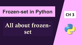 Frozenset in Python Python Frozenset Set in Python Tutorial For Beginners