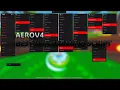 THE BEST ROBLOX BEDWARS SCRIPT AEROV4 INFINITE WIN FARM