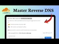 How to add PTR record in Cloudflare Reverse Data