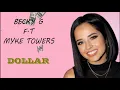 Becky G ft  Myke Towers DOLLAR- LYRICK VIDEO - /Music Letras