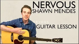 Download Shawn Mendes - Nervous | Guitar Lesson \u0026 Chords MP3