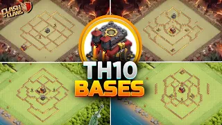 Town Hall 10 New Cwl Base Th10 Best War and Trophy Pushing Base Layout s Clash of Clans