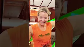 How to sew a sarong into a beautiful dress when you live on a ⛵️ #sewing #diy #sailing