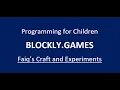 Programming for Kids Series 1 Episode 1 - Learn how to code using Google Blockly