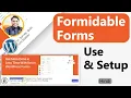 How to use formidable form wordpress plugin create form with formadable