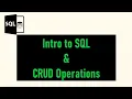 Intro to SQL CRUD Operations