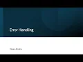 7 Rust Crash Course Error Handling