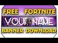 TOP FORTNITE BANNER TEMPLATE 2019 - Free Download Photoshop Fortnite YouTube Channel Art