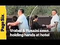 New England Patriots Mike Vrabel NY Times NFL reporter Dianna Russini seen holding hands at hotel