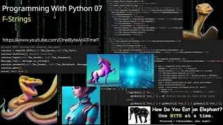 Programming With Python 07 F-Strings