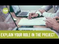 Explain Your Role in the Project How to Answer