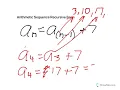 Unit 2 10 Recursive Form Arithmetic Sequence