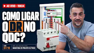 Como LIGAR o DR no QUADRO DE DISJUNTORES | Maratona #07
