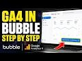 How to setup analytics tracking with GA4 in Bubble apps - Step By Step