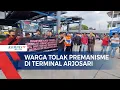 Aksi Damai Warga Tolak Premanisme di Terminal Arjosari