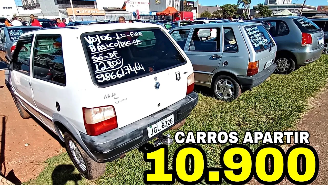 VÁRIOS CARROS NO FEIRÃO DE BRASÍLIA VEJA OS VALORES