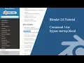 Blender in 60 Seconds Command Line - Factory Startup