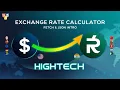 Exchange Rate Calculator Fetch API JSON Intro HTML5 CSS Vanilla JavaScript