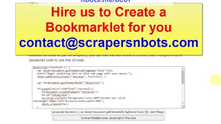 How to CREATE JAVASCRIPT BOOKMARKLET - step-by-step instructions how to create a JS bookmarklet