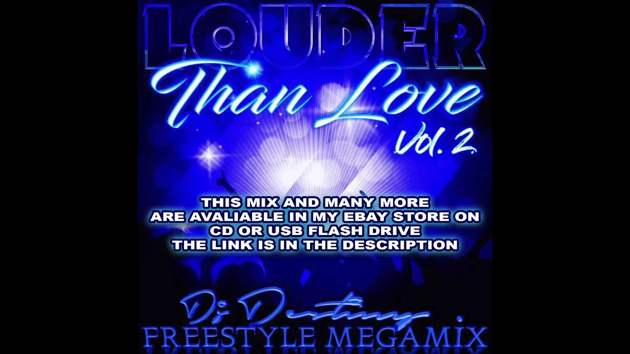 Dj Destiny - Louder Than Love Vol.2 (Old School Latin freestyle mix) FULL MIX!