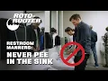 Restroom Manners Never Pee in the Sink Roto-Rooter