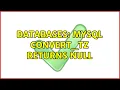 Databases MySQL CONVERT - TZ returns null