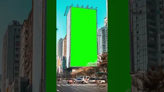 Billboard Sign Template Green Screen 