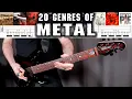 Download Lagu 20 STYLES-GENRES OF METAL RIFFS | With TAB