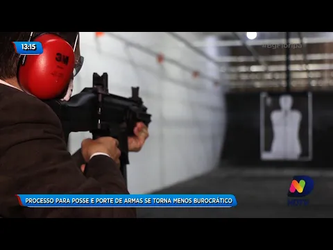 Processo para posse e porte de armas se torna menos burocrático