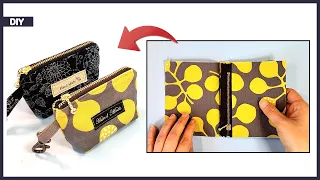 easy to make make a zipper pouch coin purse in a new way