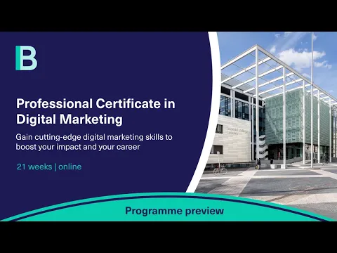 Course Preview | Professional Certificate in Digital Marketing from Imperial College Business School