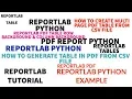 REPORTLAB REPORTLAB PYTHON TUTORIAL How To Generate Multi Page Table In Pdf From CSV File PART 32