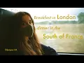 London to South of France by train Sustainable travel vlog