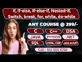 C Language tutorial Conditional Statements and Loops By Srinivas Techidz