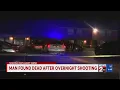 Man found dead after overnight shooting
