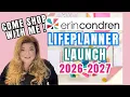 SHOP WITH ME Erin Condren LIFEPLANNER LAUNCH 2026-2027 Includes Shopping and Money Saving Tips
